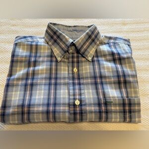 Tommy Hilfiger Men's Short Sleeve Plaid Shirt